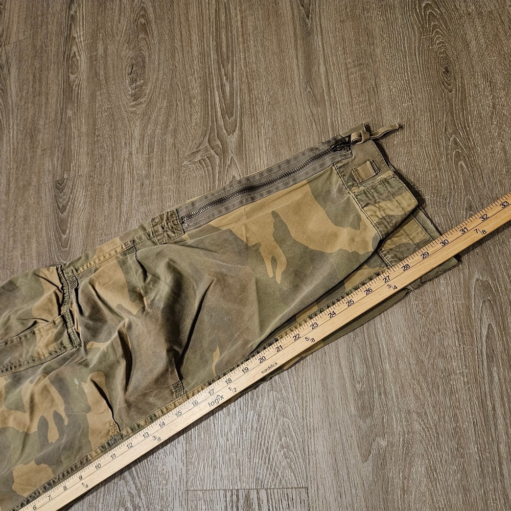 Vintage Abercrombie Fitch Paratrooper Cargo Pants Men's M Camo Baggy Adirondack - Picture 7 of 13
